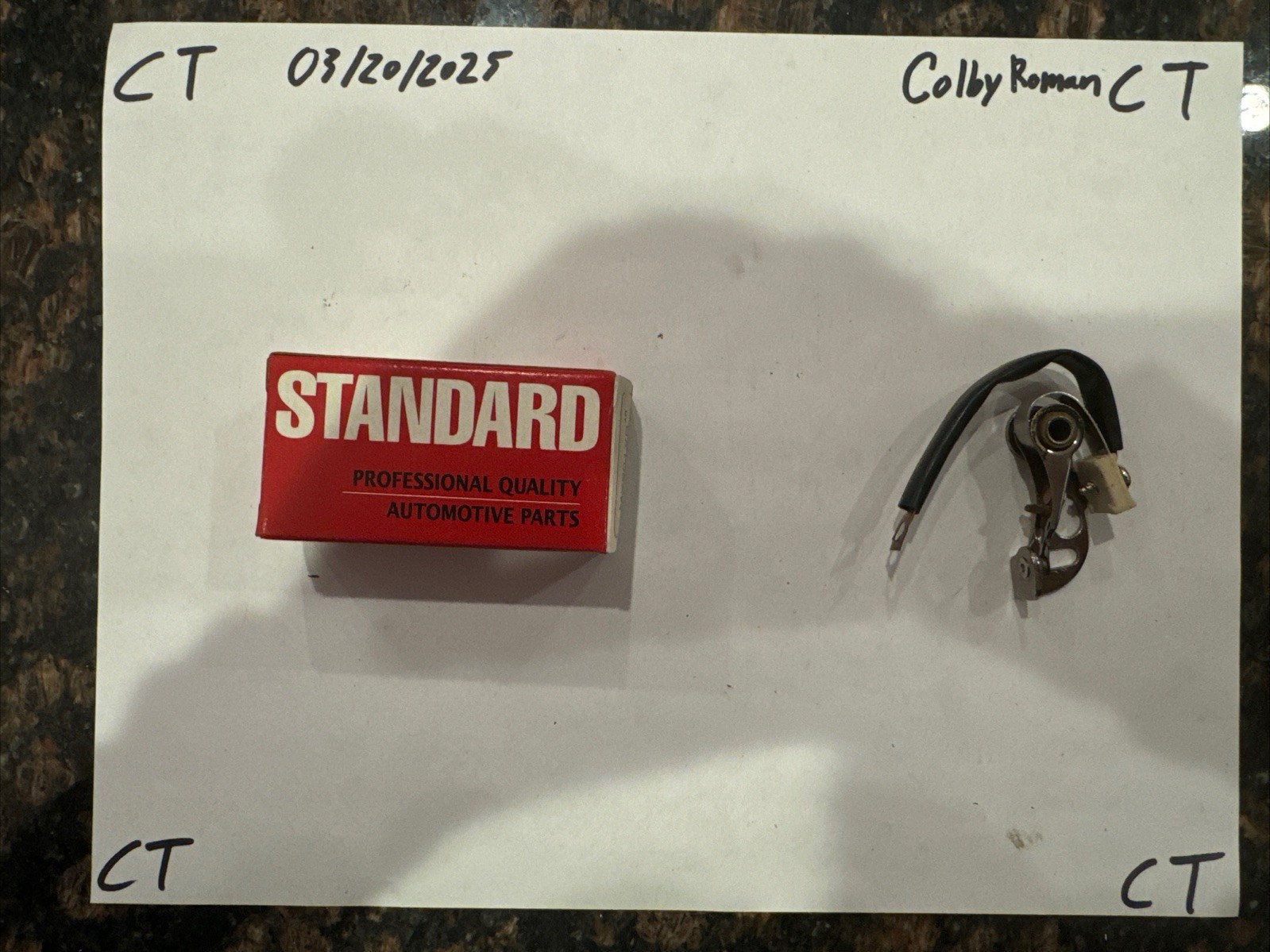 BLUE STREAK MY201XP Ignition Contact Set