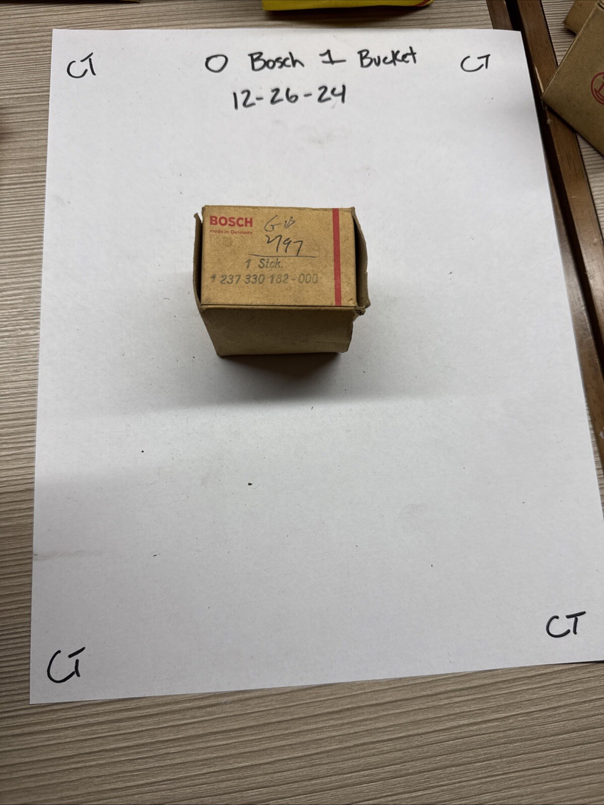 BOSCH CONDENSER 1237330182 02 036 Mercedes 220 280 SE SL SEL 1970