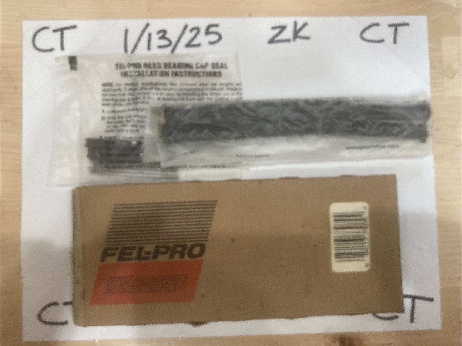 BS13044-2 Felpro Rear Main Seal for Olds Chevy Cutlass NINETY EIGHT De Ville