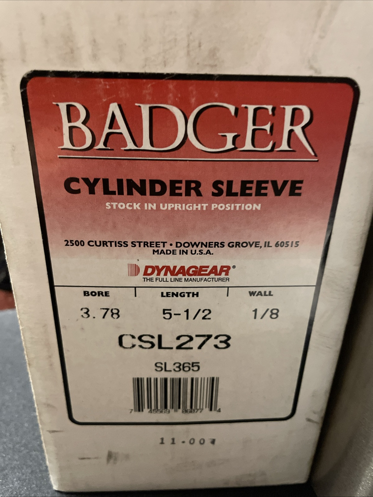 Badger Engine Cylinder Sleeve CSL273 - Image 3
