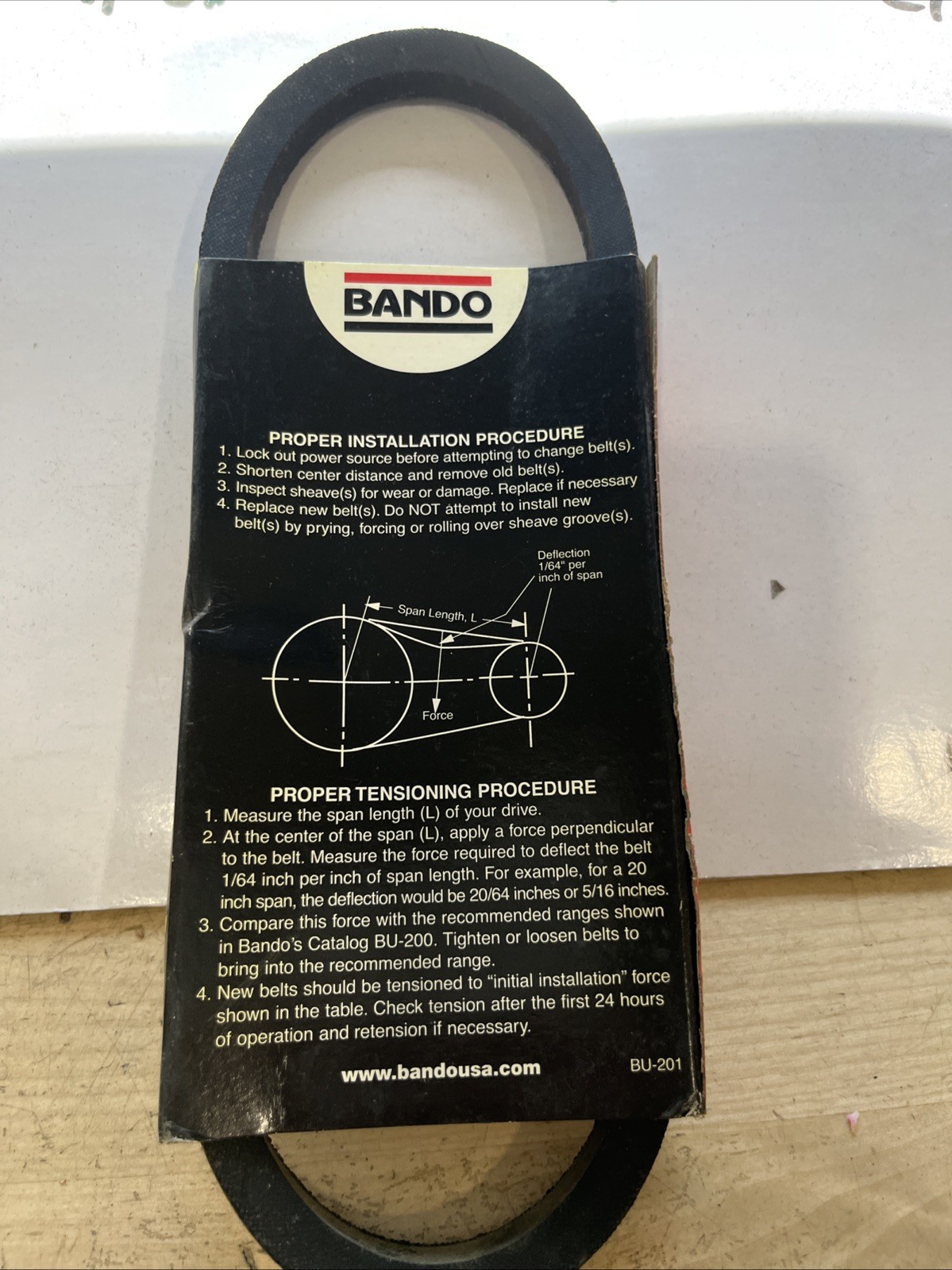 Bando Premium V-Belt 4L220 - Image 3
