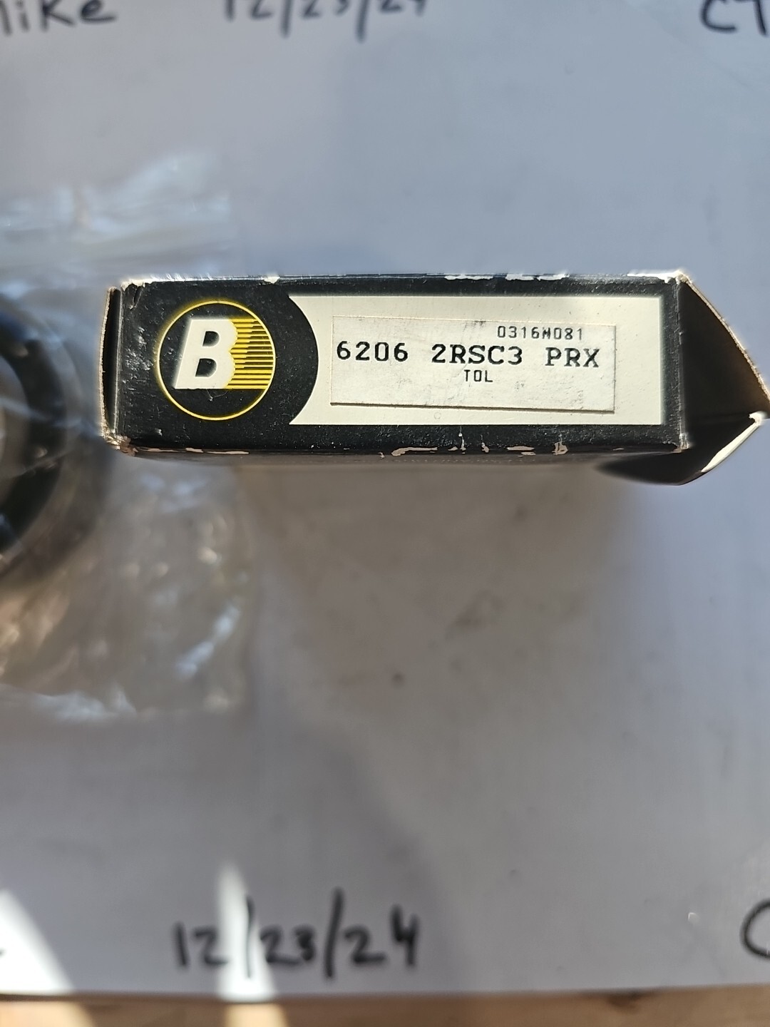 Bearings Limited 6206 2RSC3 BALL BEARING, RUBBER SEALED 30x62x16mm - Image 3