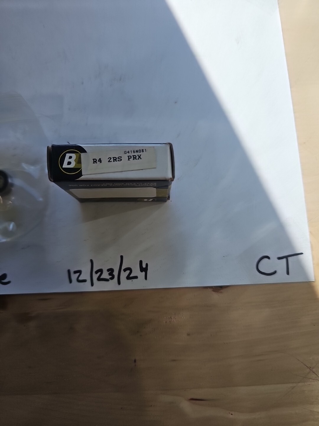 Bearings Limited R4A 2RS PRX Mini Ball Brg,R4A,1/4in Bore,Alloy Stl 49DE07 - Image 4