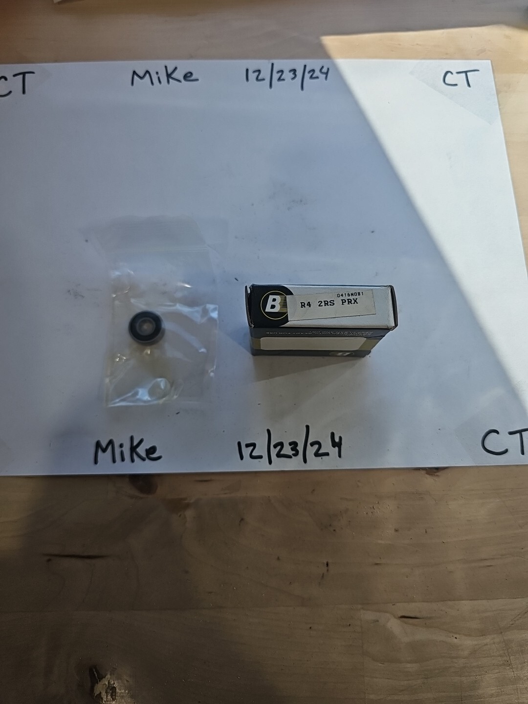 Bearings Limited R4A 2RS PRX Mini Ball Brg,R4A,1/4in Bore,Alloy Stl 49DE07