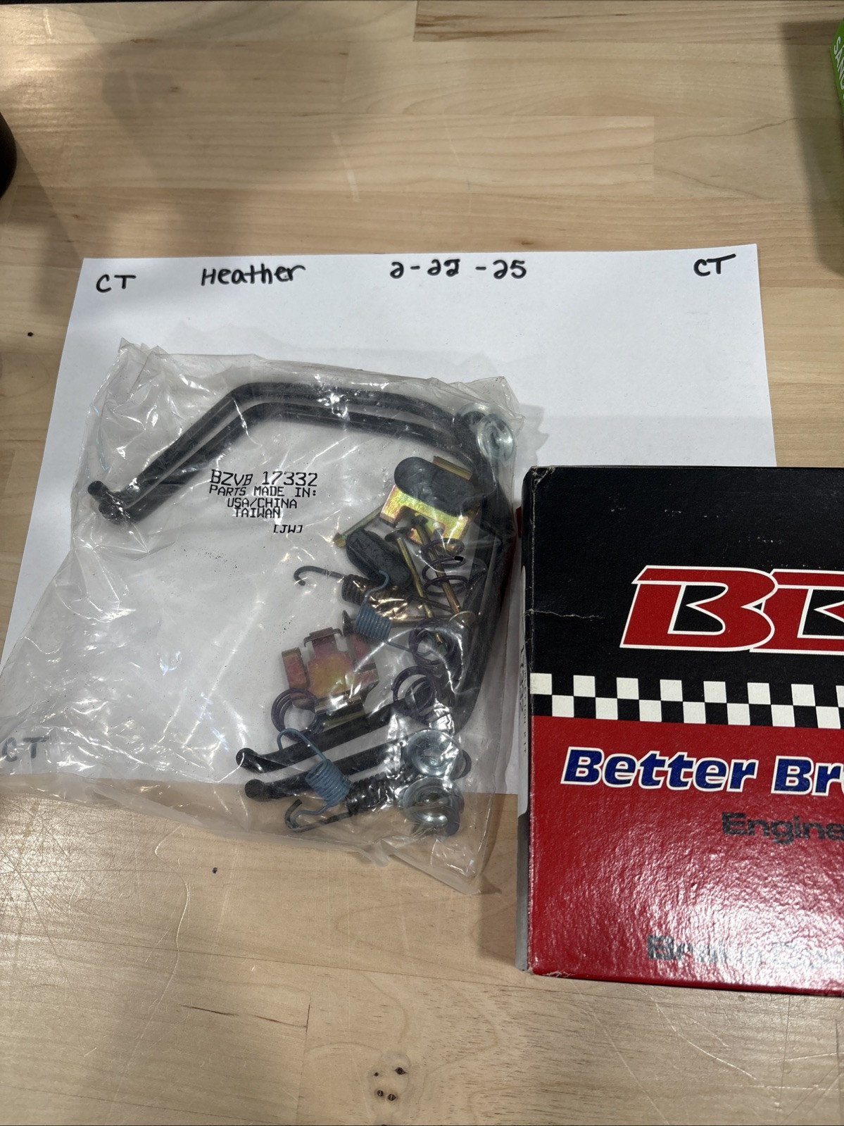 Better Brake Parts 17332 Brake Completion Kit