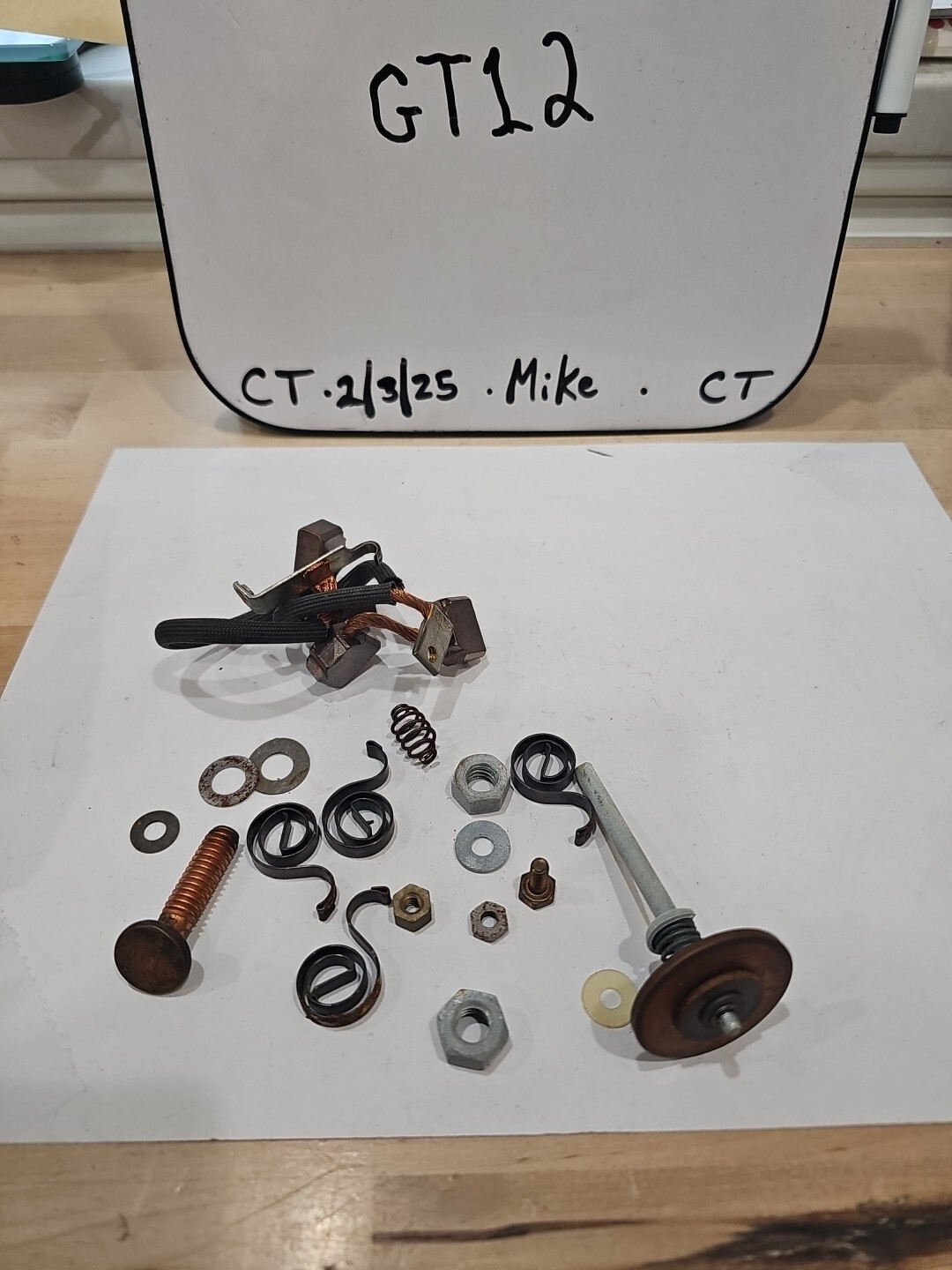 Borg Warner S112 Brush And Hardware Set