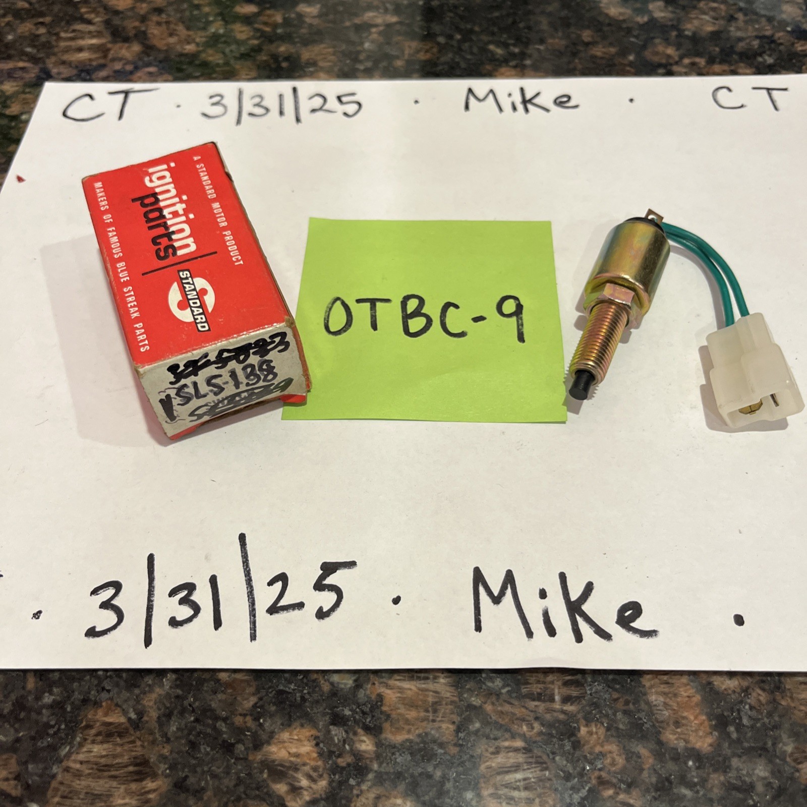 Brake Light Switch Standard SLS-138 - Image 3