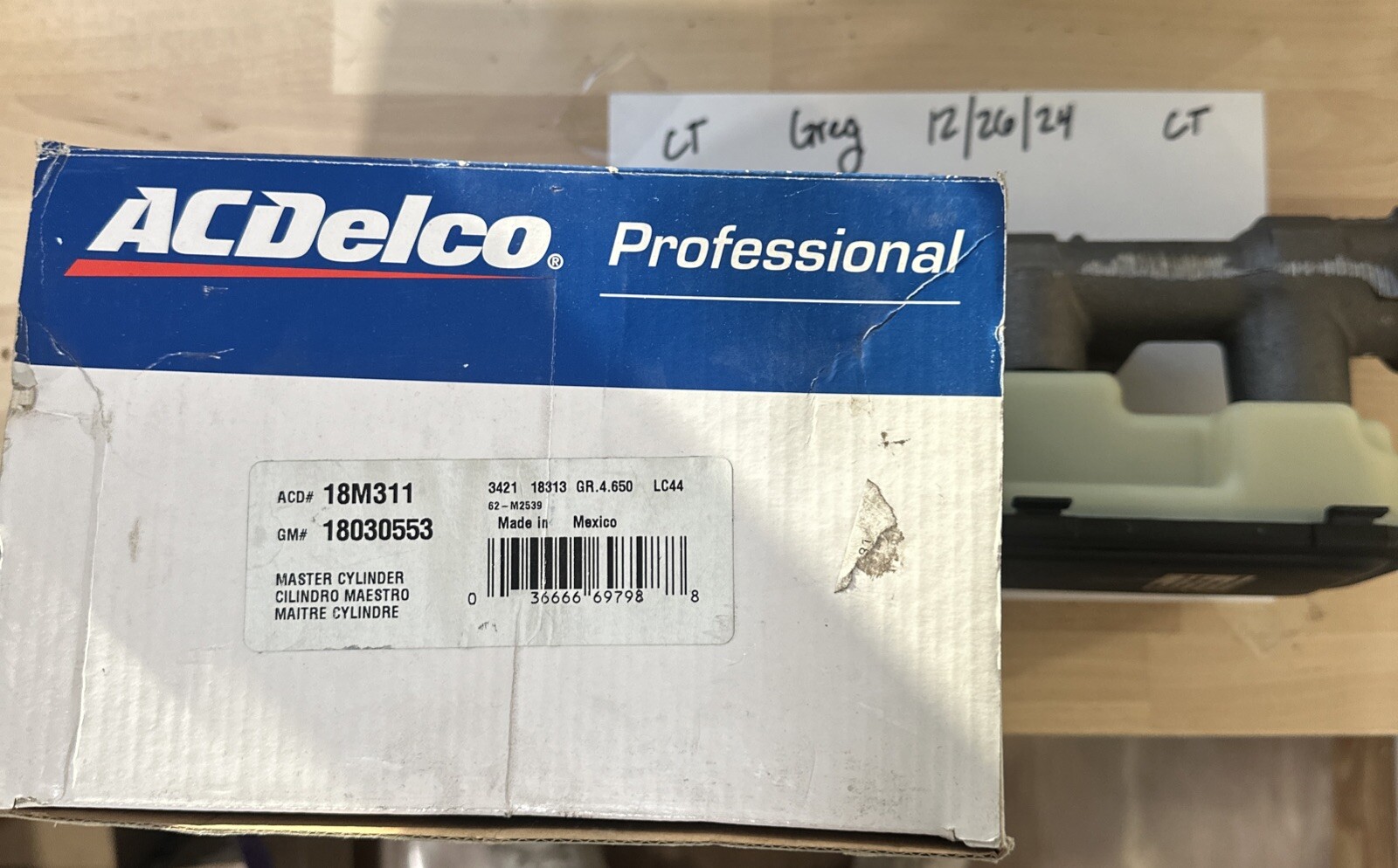 Brake Master Cylinder AC Deco