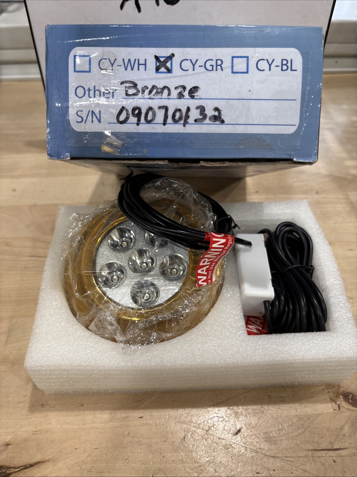 Briter Innovations LED Underwater Light CY-GR Bronze Casing 09070132 - Image 3