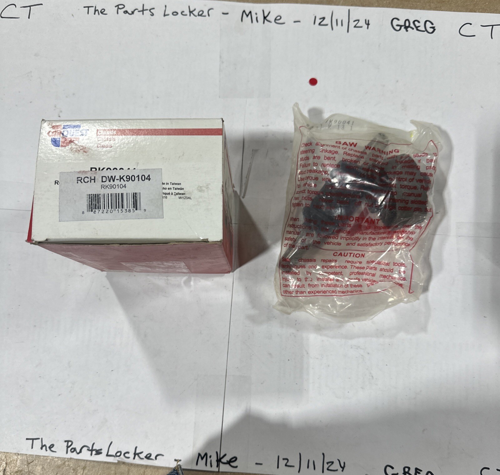 CARQUEST/Drive Works DWK90104 - Suspension Stabilizer Bar Link Kit