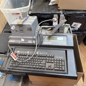 CURTIS PC COMPUTERIZED CODE CUTTER S/N 0008008 P/N 2455-01 & 2457-02
