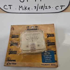 Cal-Van Tools No. 71 Alternator-Generator Current Output Indicator Vintage