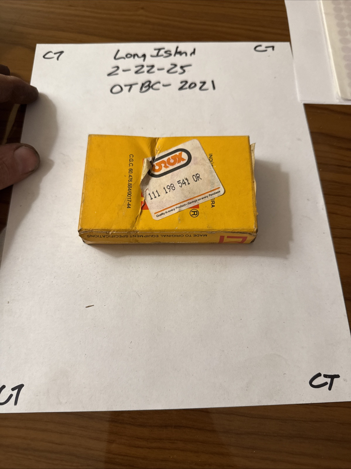 Cam Bearings Double Thrust Set Fits VW Bug Beetle 1966-1979 # CPR111198541HD-BU