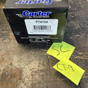 Carter P74104 EFI In-Tank Electric Fuel Pump And Strainer Set