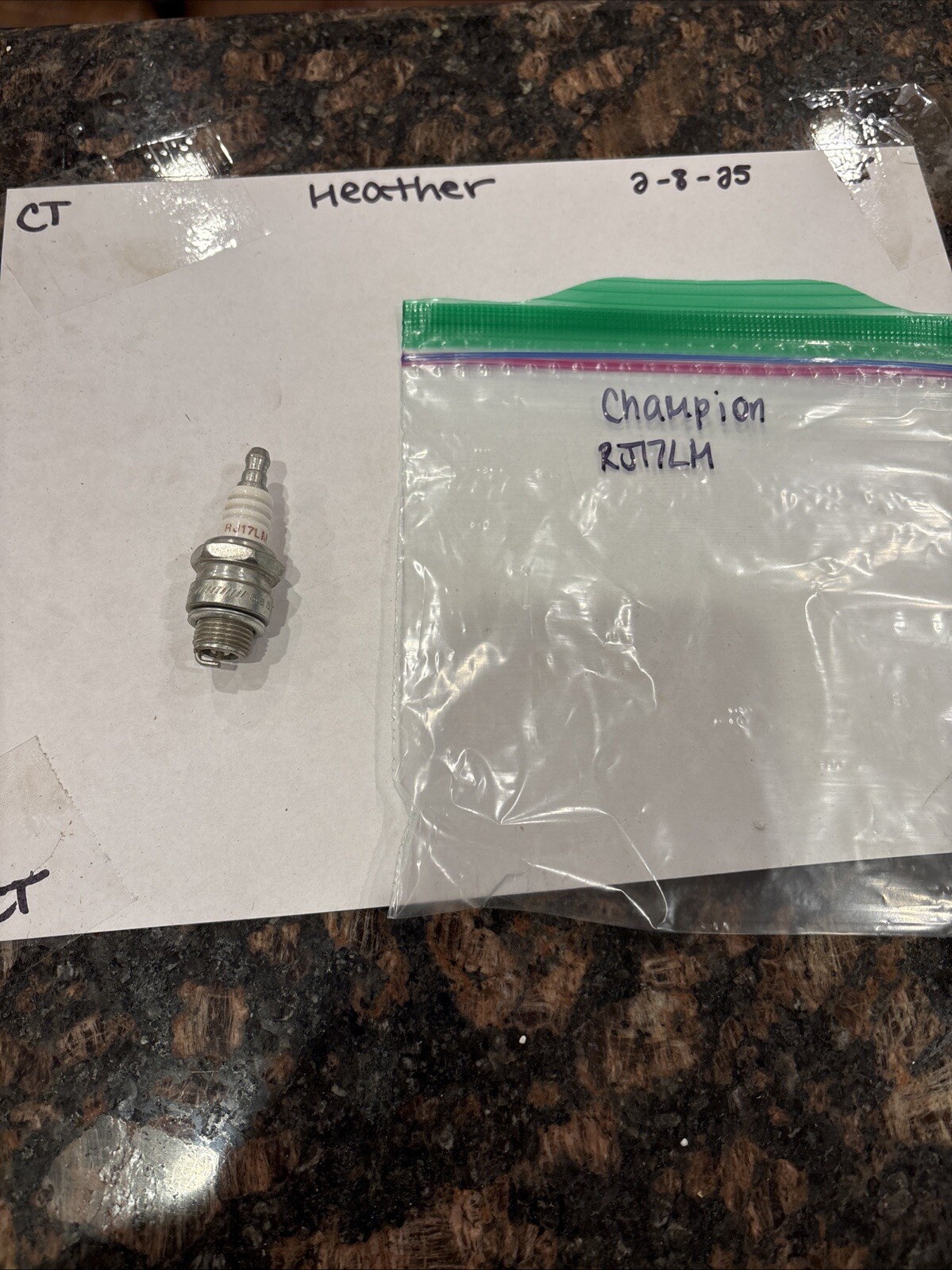 Champion 856 Small Engine Spark Plug RJ17LM