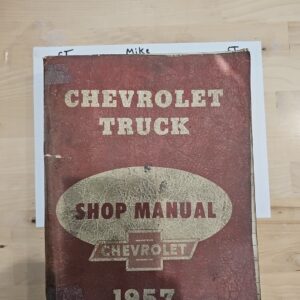 Chevrolet Truck Shop Repair Manual 1957 Models Illustrated Paperback Book