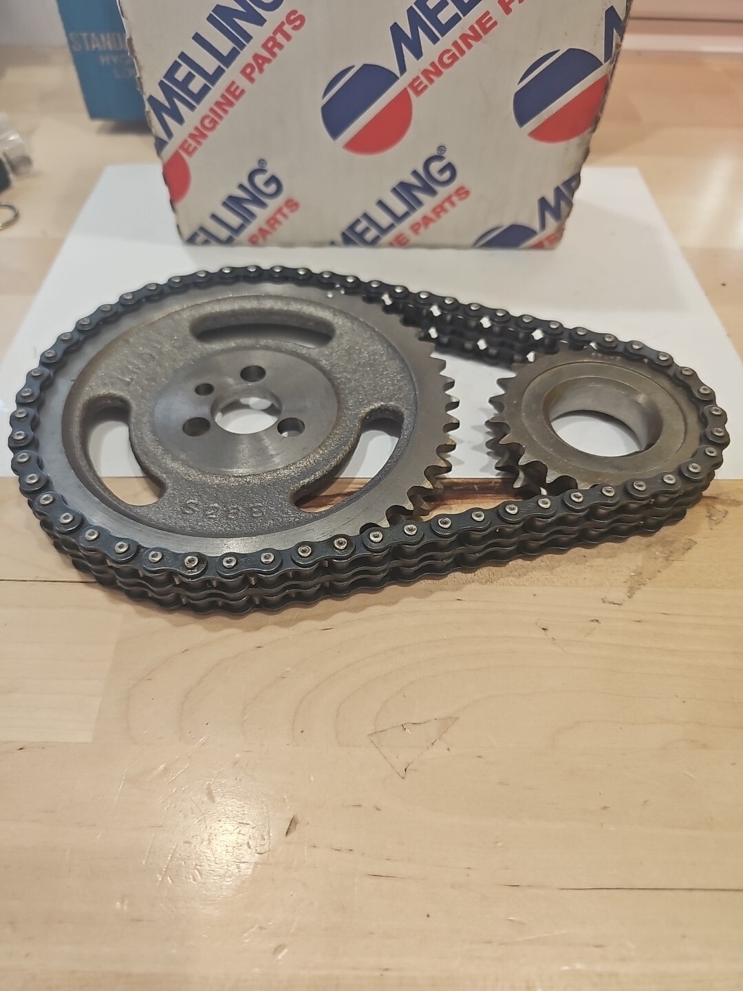 Chevy Small Block 265 283 305 350 327 Engines Timing Chain Set Melling 3-163S - Image 4