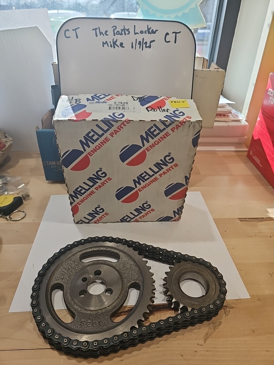 Chevy Small Block 265 283 305 350 327 Engines Timing Chain Set Melling 3-163S