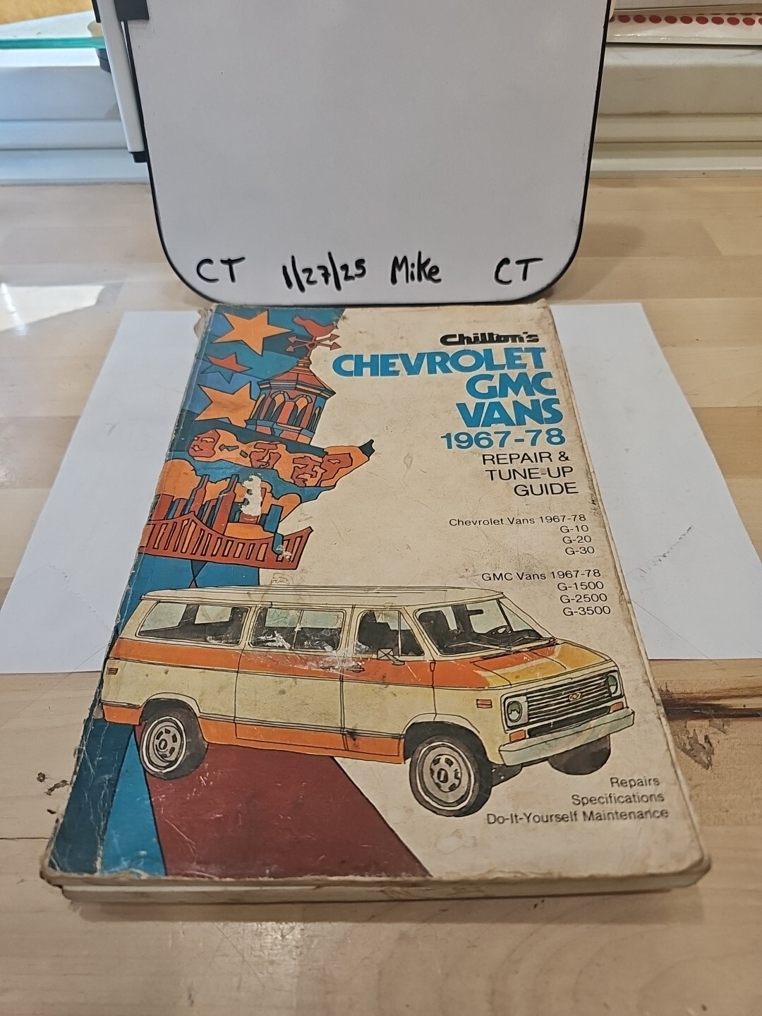 Chilton 6601 Chevrolet GMC Vans 1967-78 Repair Manual