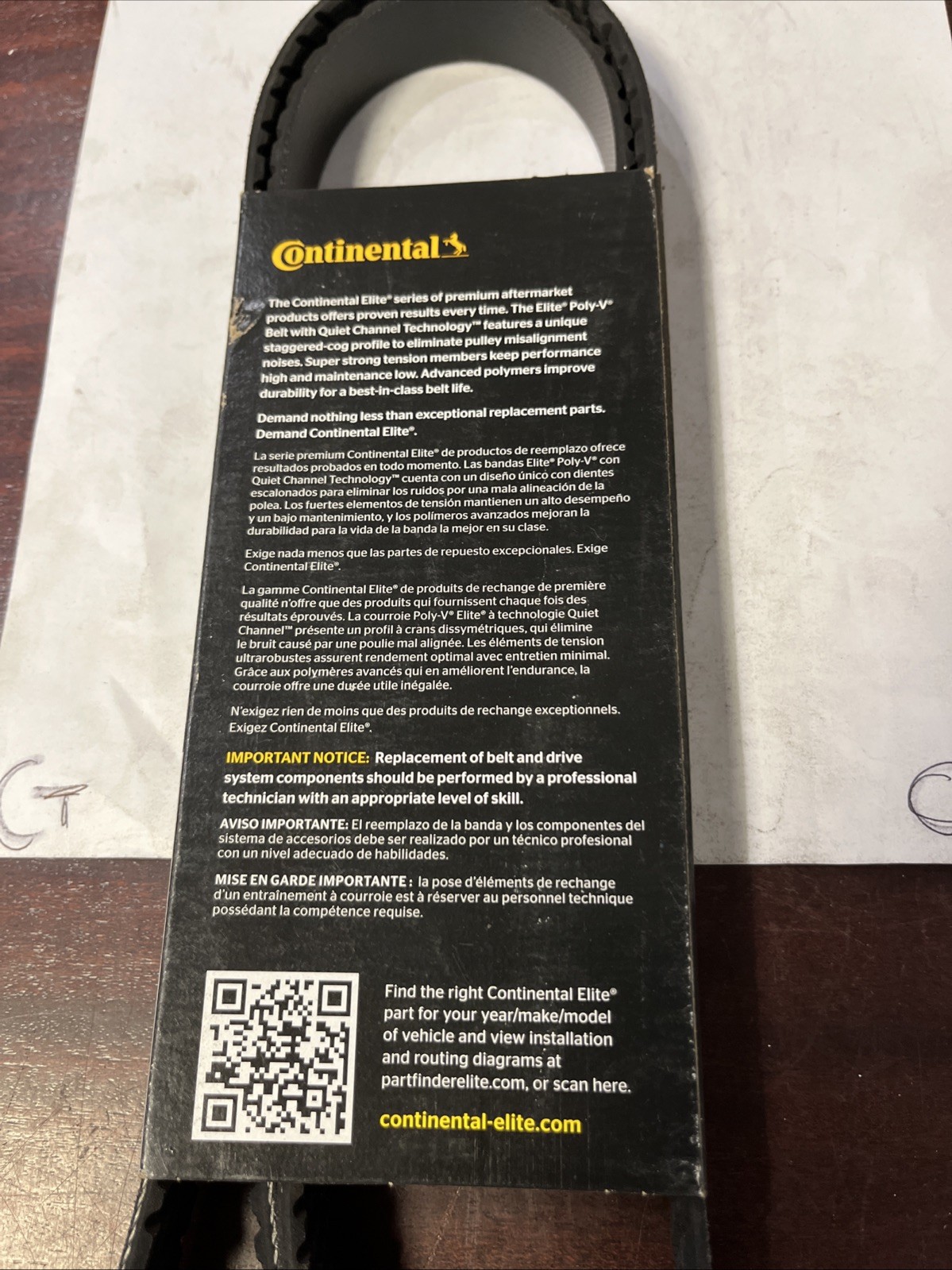 Continental 4060604 Serpentine Belt - 0.825" X 60.4" - 6 Ribs - Image 4