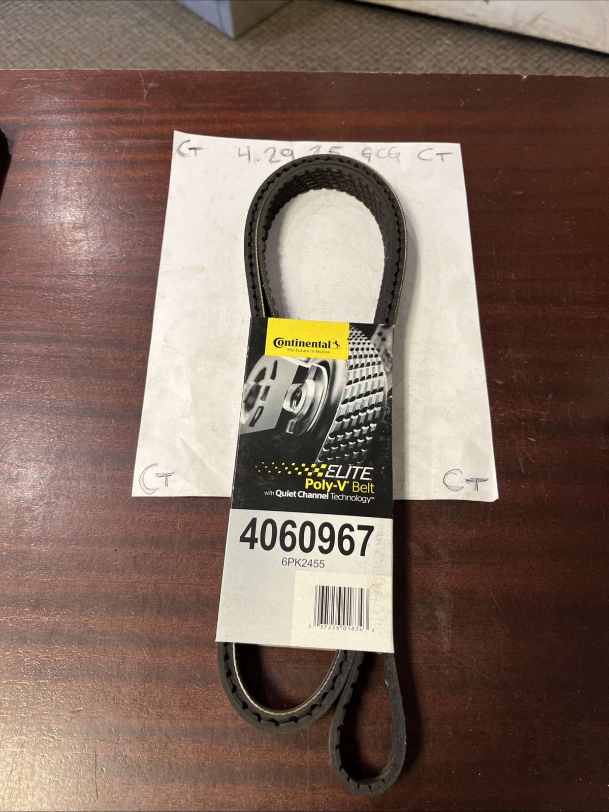 Continental OE Technology 4060967 6PK2455 Belt