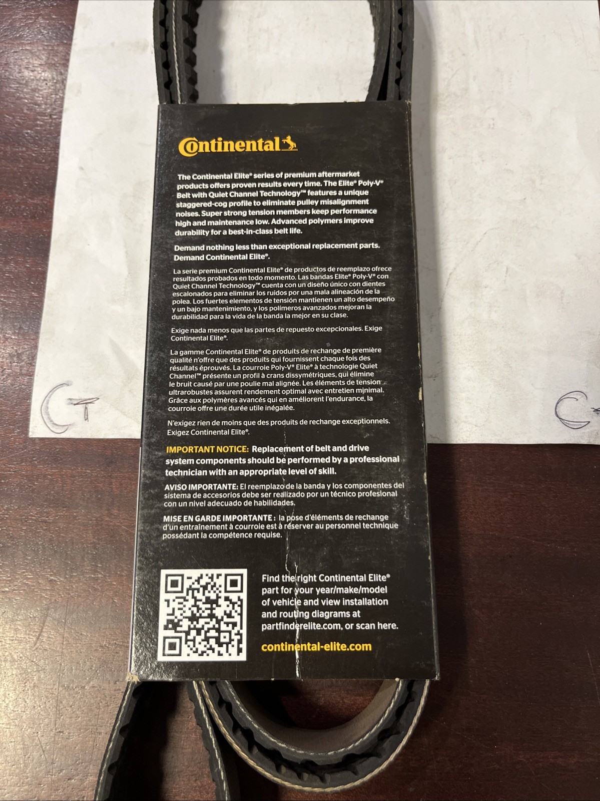 Continental OE Technology Series 4060882 6-Rib, 88.2" Multi-V Belt - Image 4