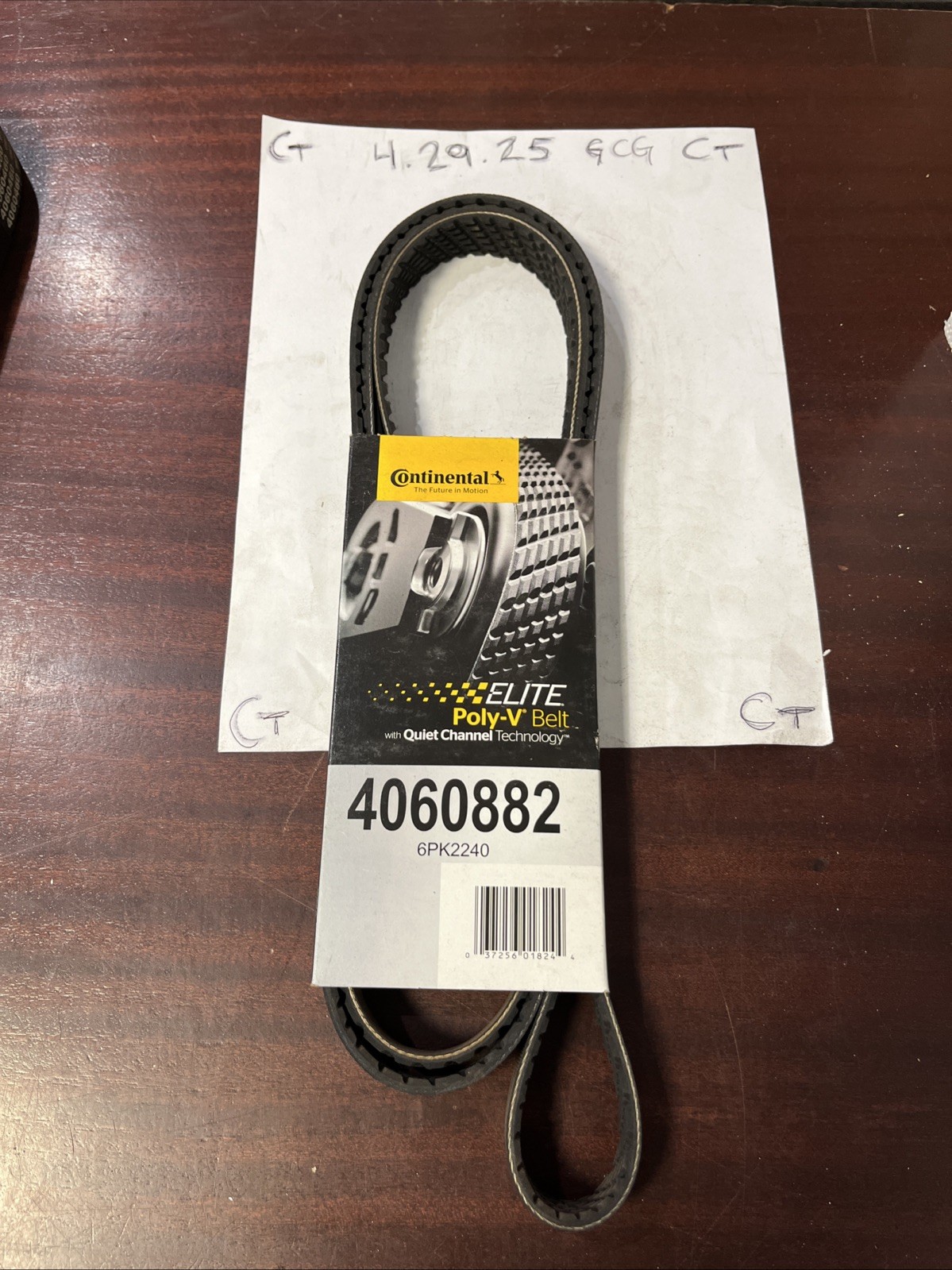 Continental OE Technology Series 4060882 6-Rib, 88.2" Multi-V Belt