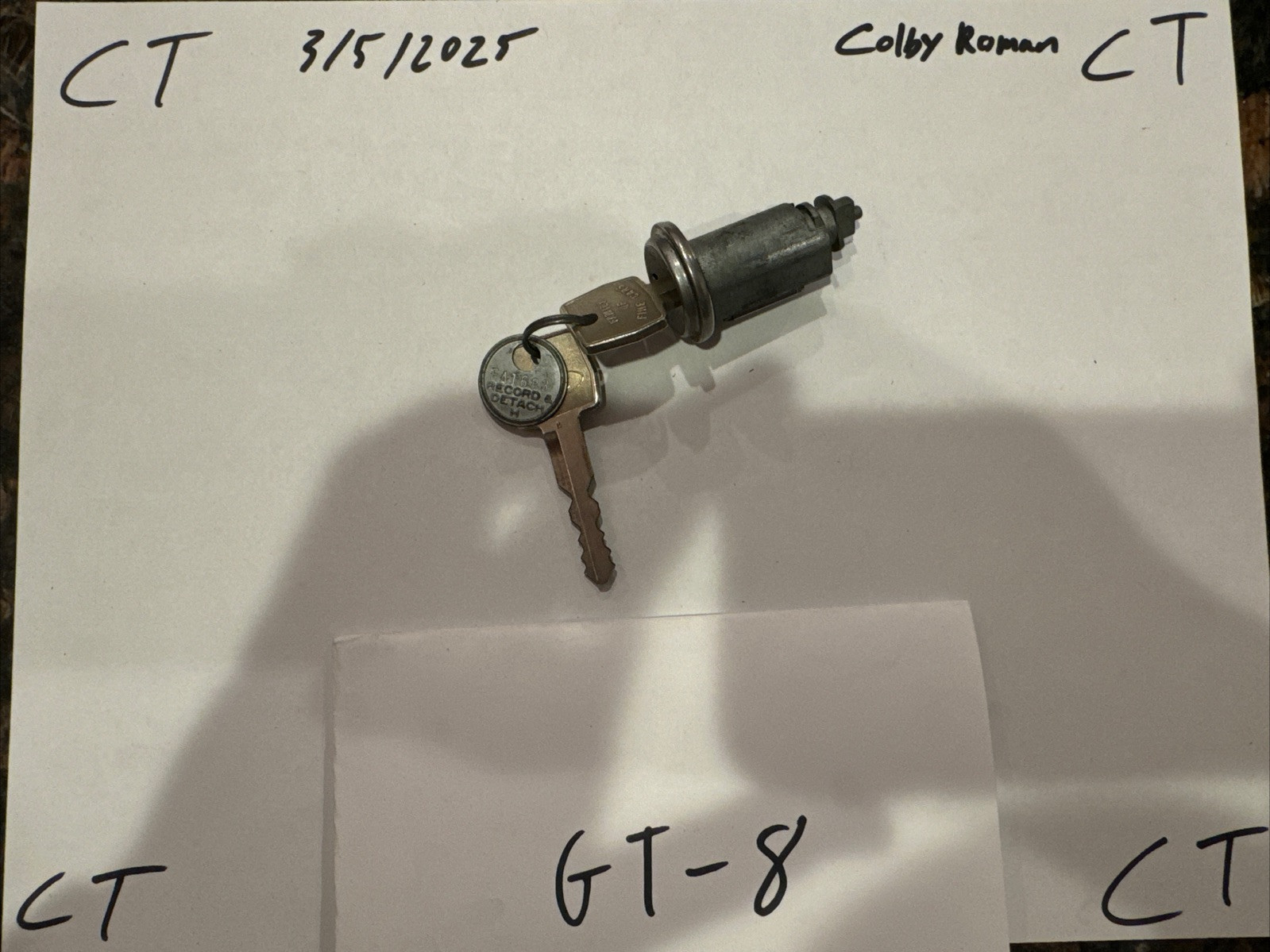 Counterparts Ignition Lock Cylinder BS-13 US23L - Image 4