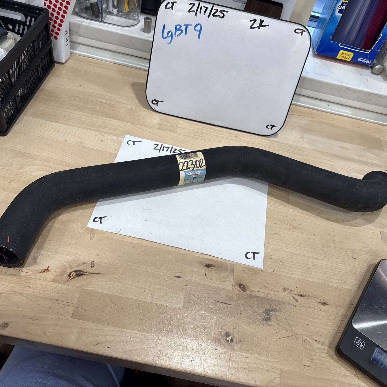 Dayco 71962 / 22302 Upper Radiator Hose Length Code E - Image 4