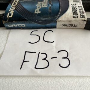 Dayco Poly-Rib Quiet Design Serpentine Belt 5060935 (6PK2375)