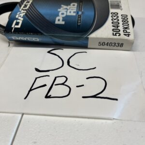 Dayco Poly-Rib Quiet Design Serpentine Drive Belt 5040338 (4PK0860)