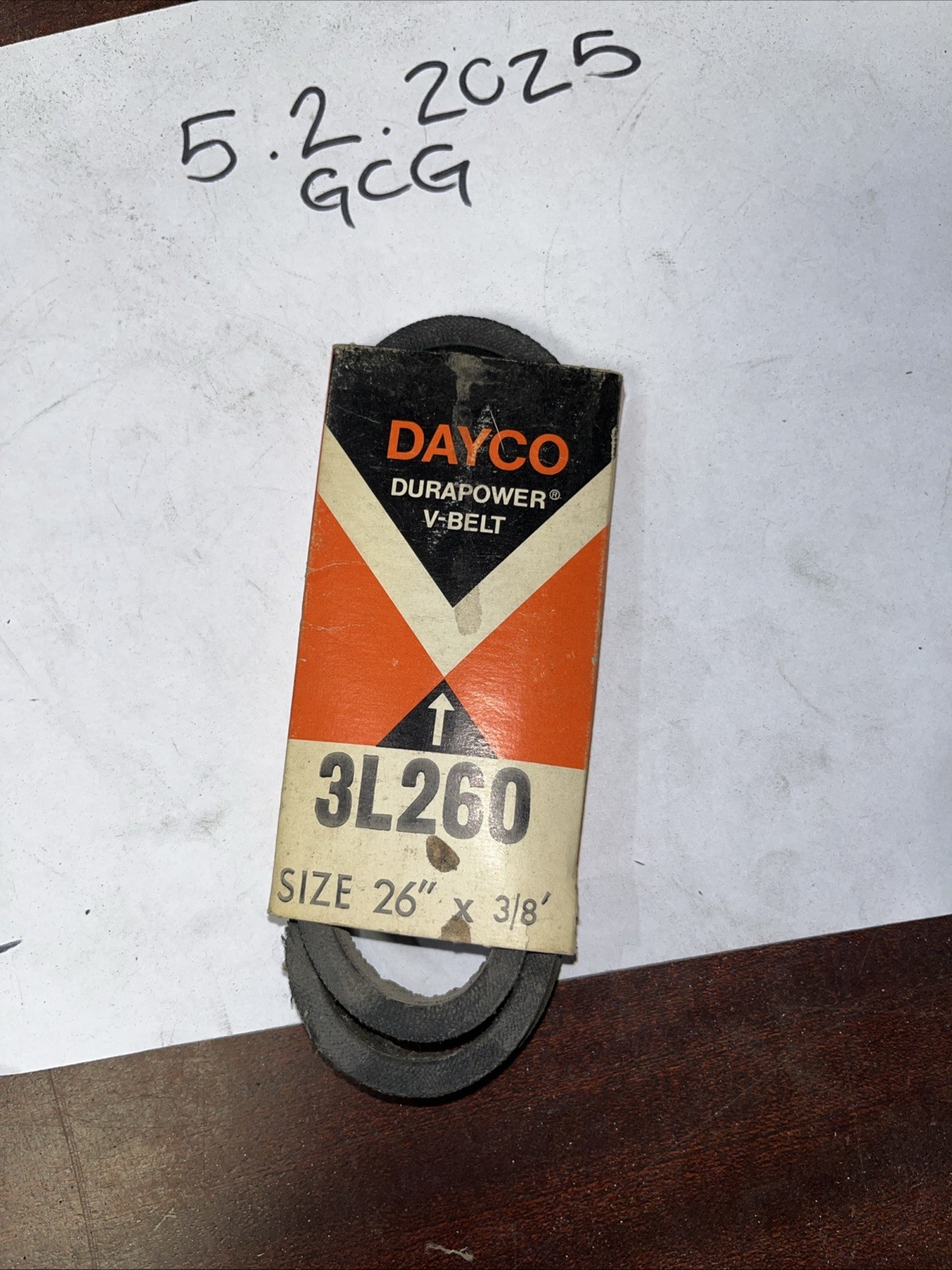 Dayco V Belt 3L260 - Image 3