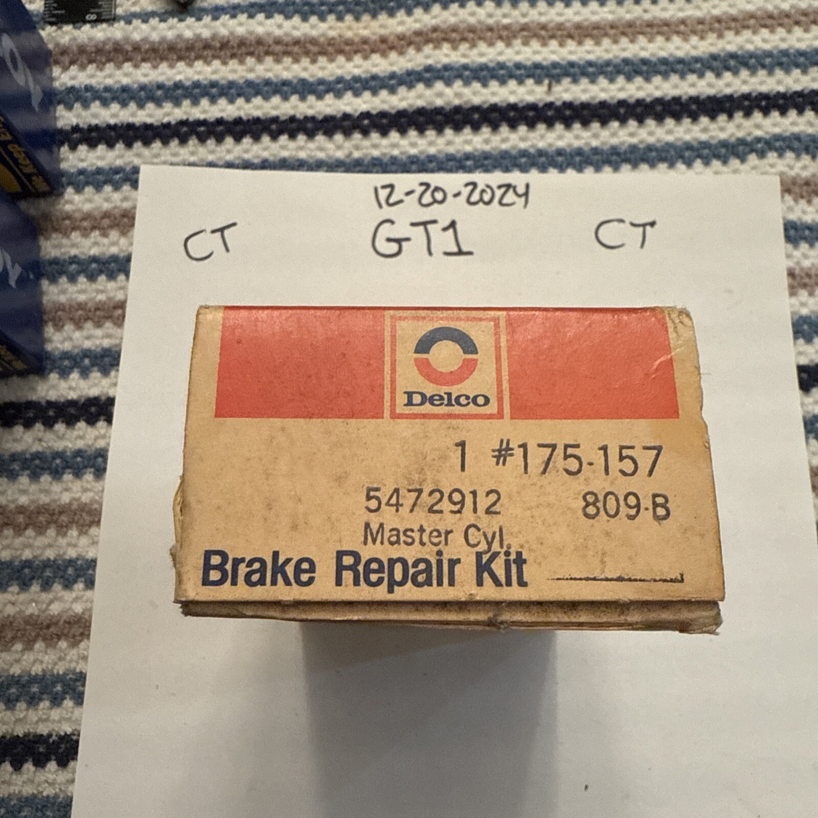 Delco Master Cylinder Repair Kit 5472912 - Image 3