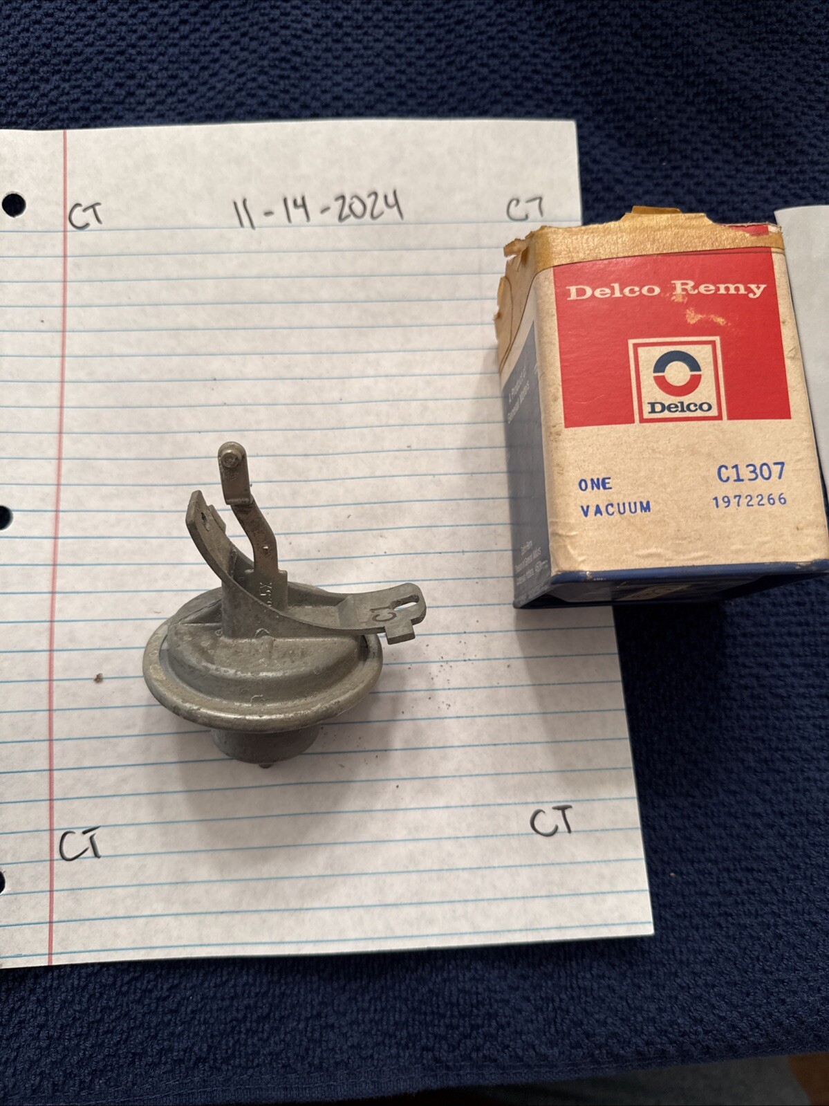 Delco Remy Vacuum Control NOS PART FOR 1963 1964 1965 1966 1967 DODGE TRUCK