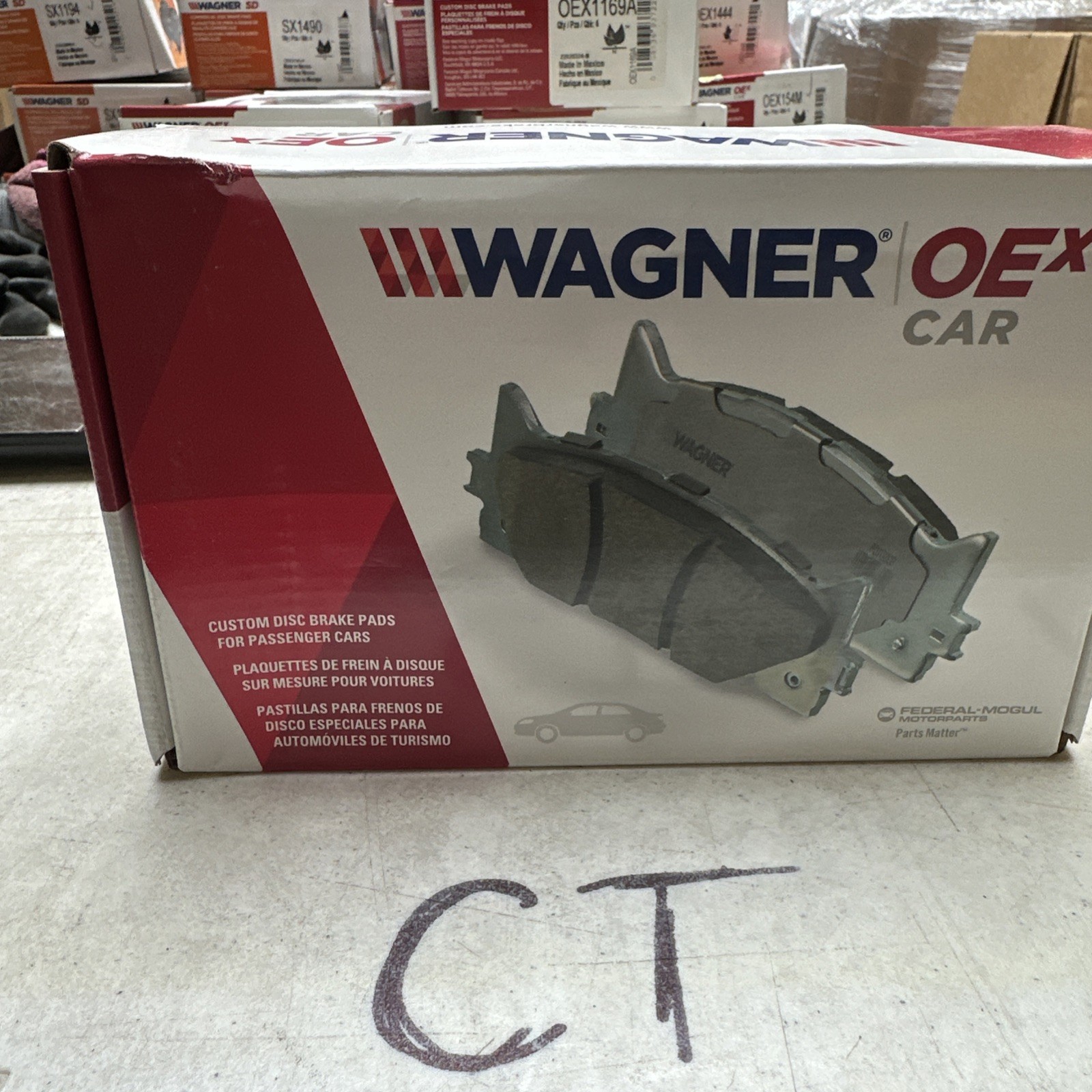 Disc Brake Pad Set-OEX Disc Brake Pad Wagner OEX1184