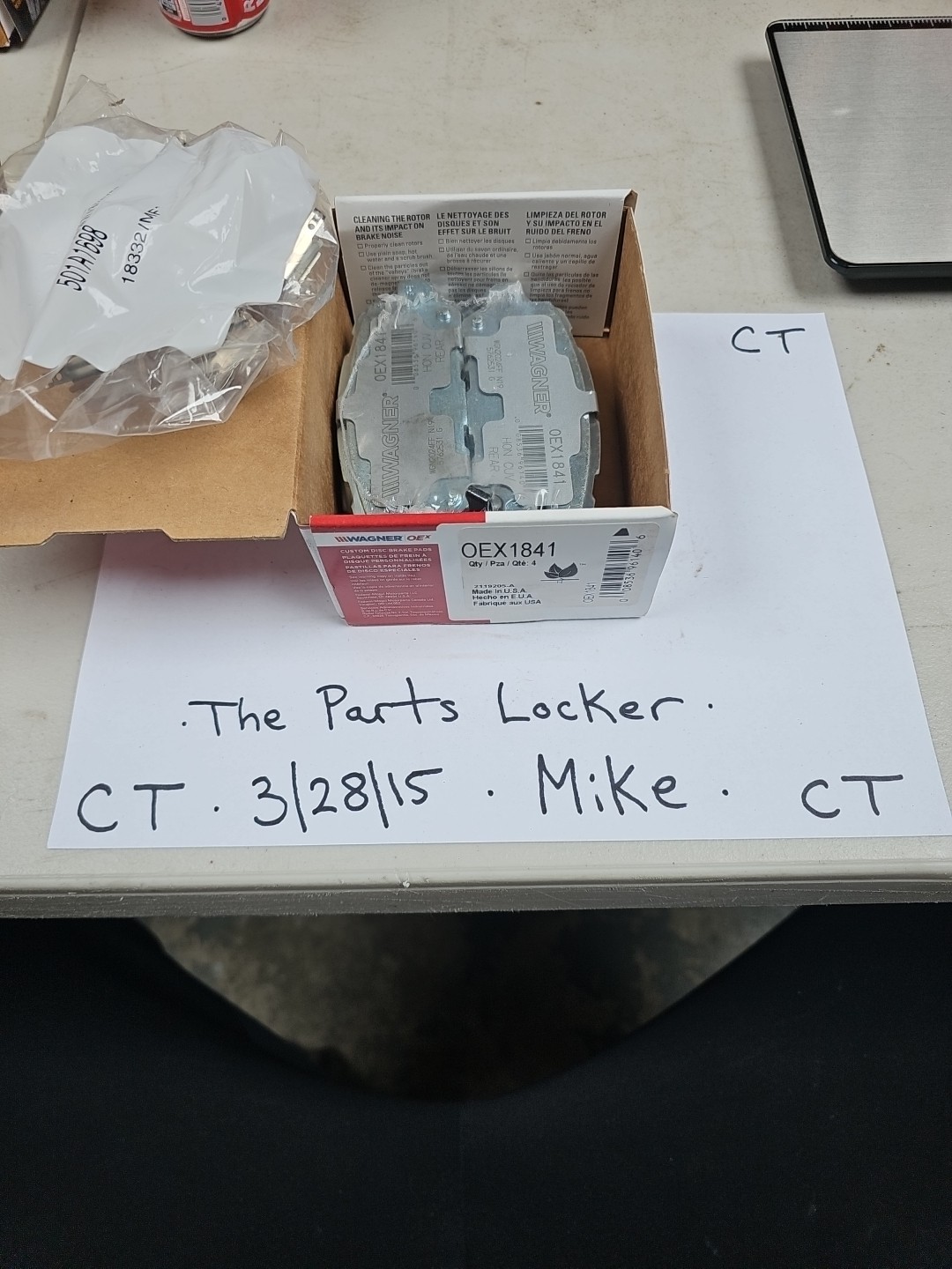 Disc Brake Pad Set-OEX Disc Brake Pad Wagner OEX1841