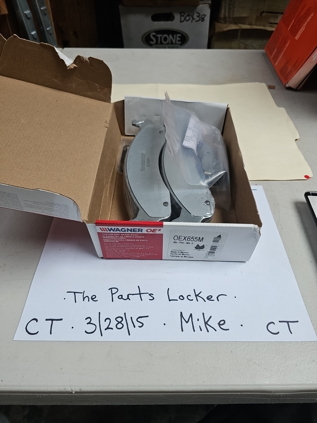 Disc Brake Pad Set OEX655M