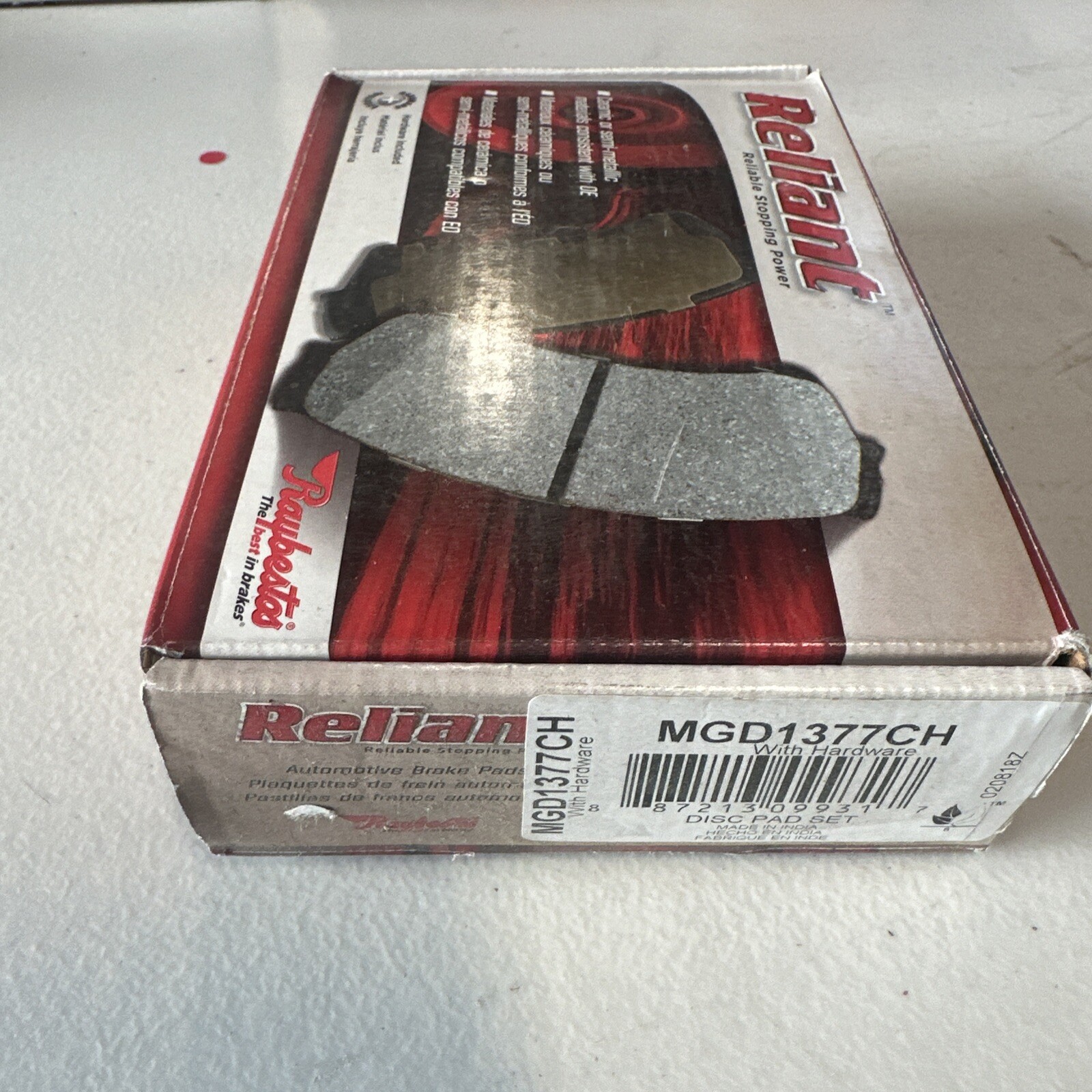 Disc Brake Pad Set-R-Line Ceramic Raybestos MGD1377CH