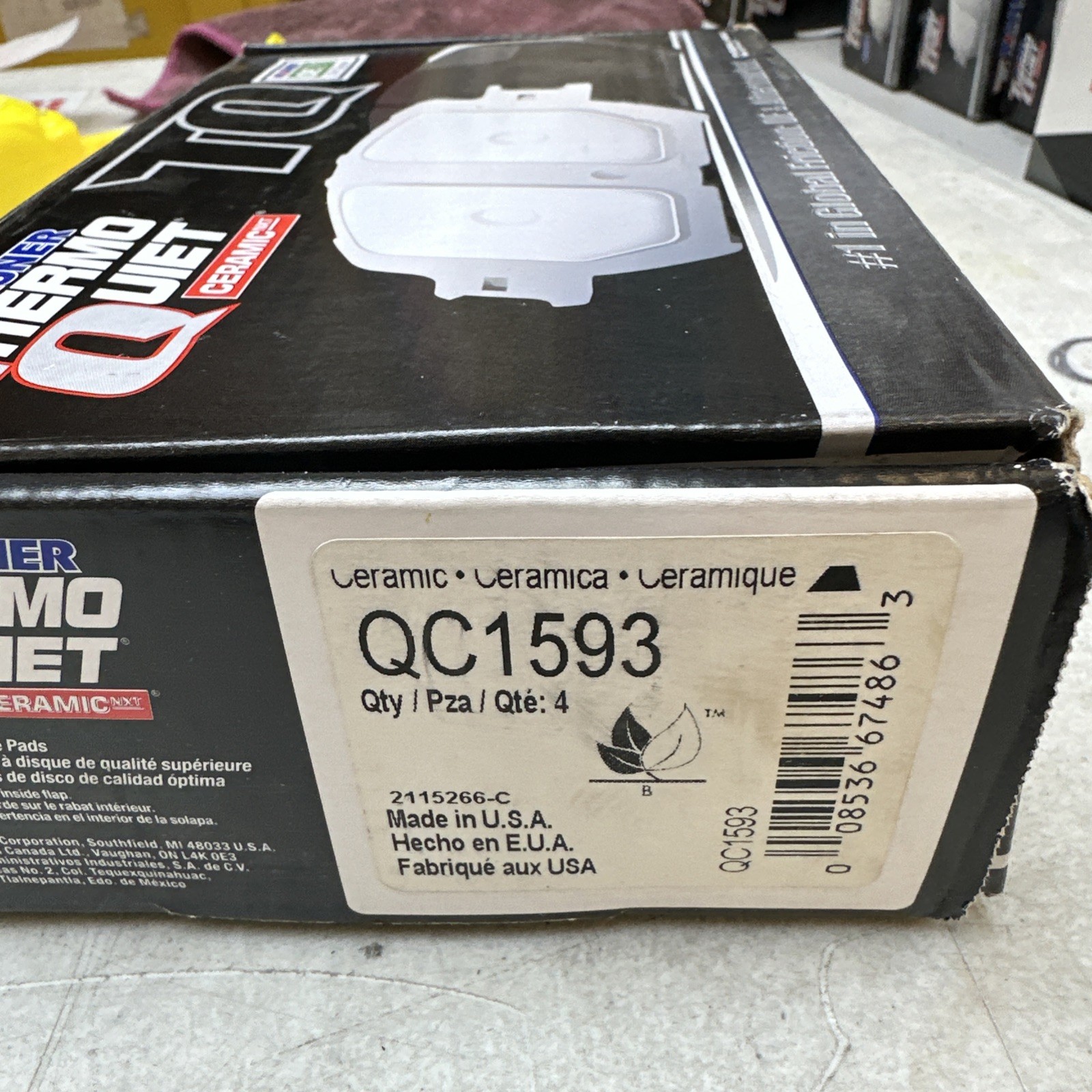 Disc Brake Pad Set fits 2012-2017 Kia Rio WAGNER BRAKE - Image 3