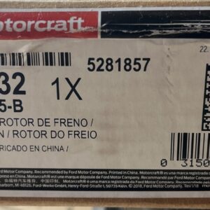 Disc Brake Rotor Front MOTORCRAFT BRR-232 / 9U2Z-1V125-B