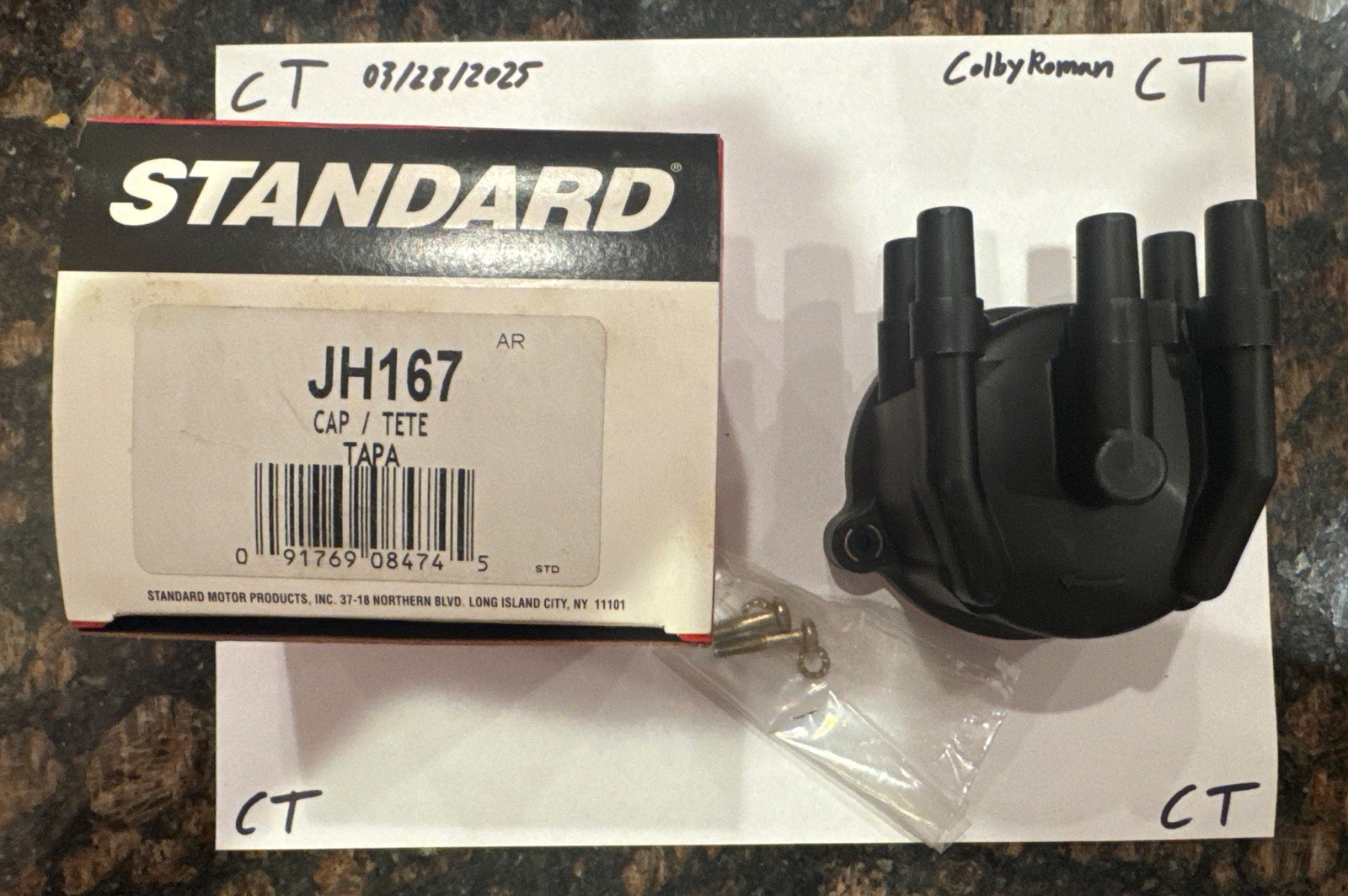 Distributor Cap Standard JH-167