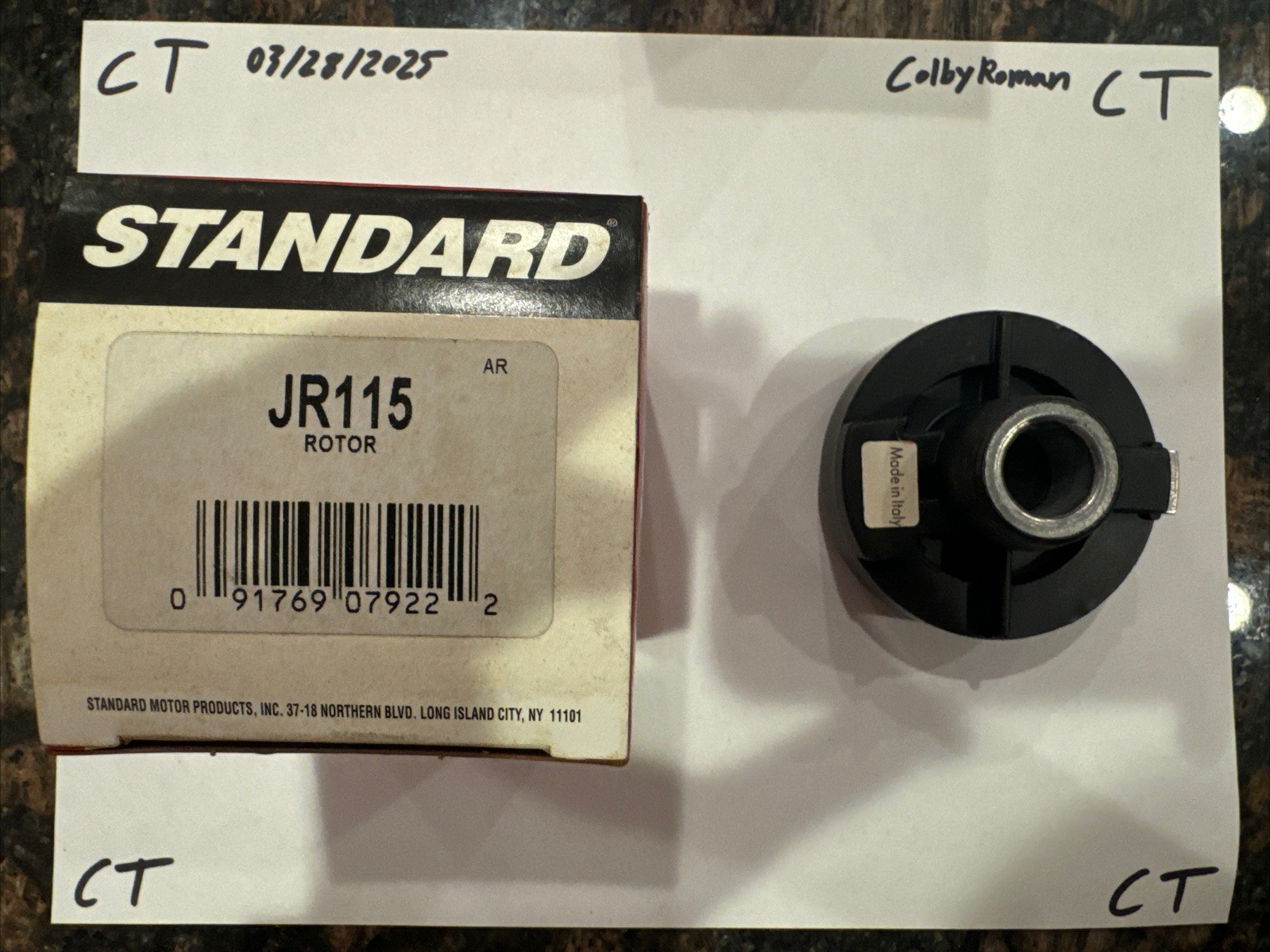 Distributor Rotor Standard JR-115 fits 85-86 Nissan Stanza 2.0L-L4