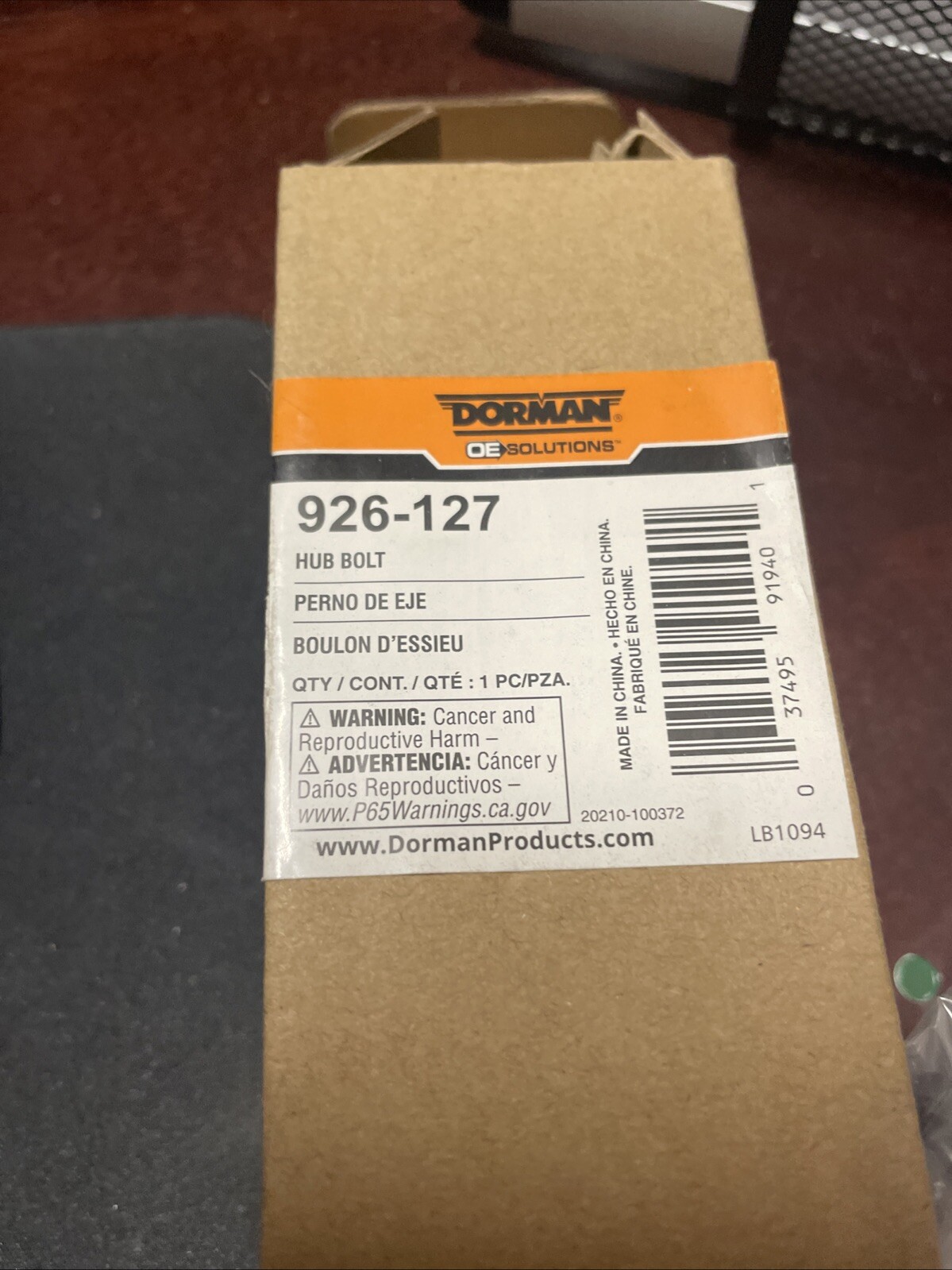 Dorman OE solutions 926-127 Hub And Bearing Mounting Bolts - Image 3