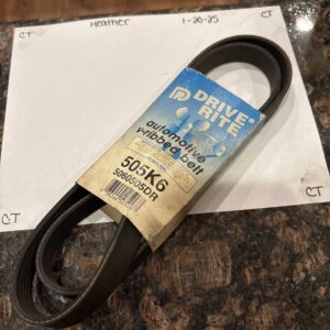 Drive Rite Automotive Serpentine Belt Part # 505K6 / 5060505DR