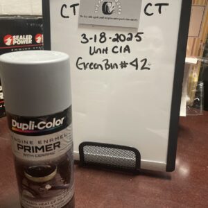 Duplicolor DE1612 Engine Enamel Paint w/ Ceramic, Gray Primer Color - 12 oz