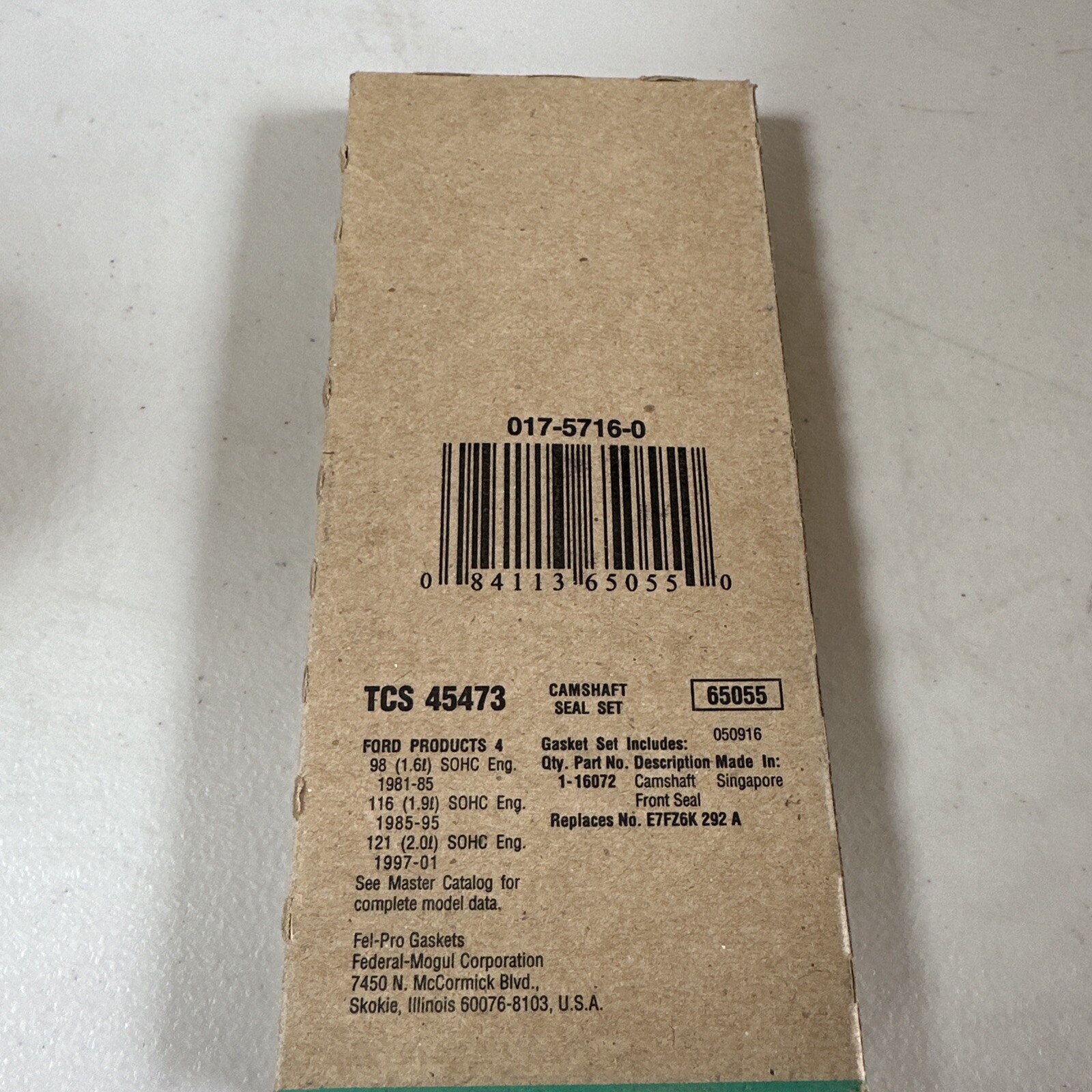 Engine Camshaft Seal Fel-Pro TCS 45473