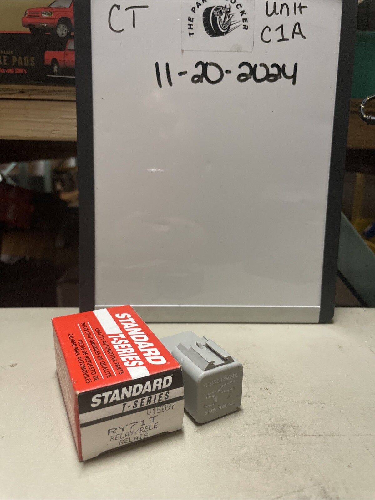 Engine Control Module (ECM) Wiring Relay-Ignition Relay Standard RY71T