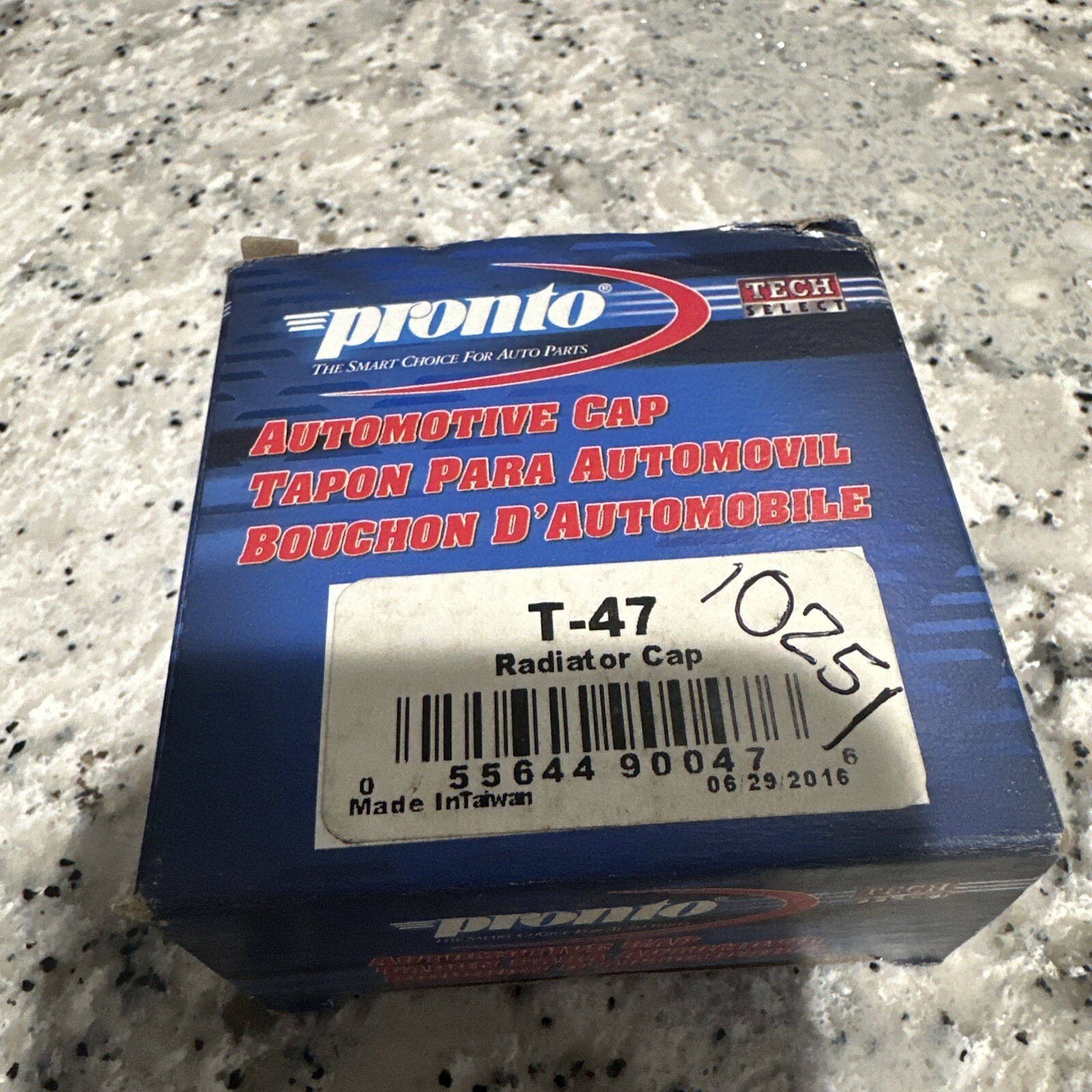 Engine Coolant Reservoir Cap-Standard Coolant Recovery Tank Cap Pronto T47