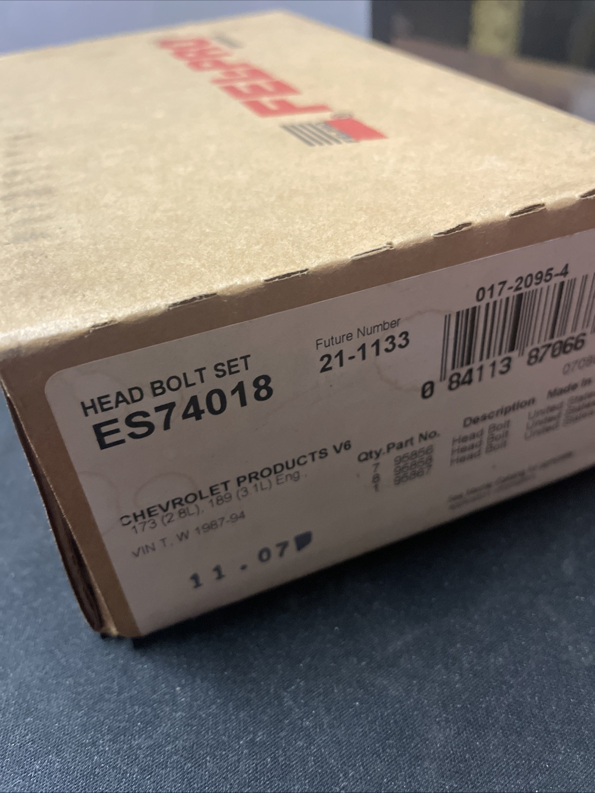 Engine Cylinder Head Bolt Set Fel-Pro ES 74018 - Image 3