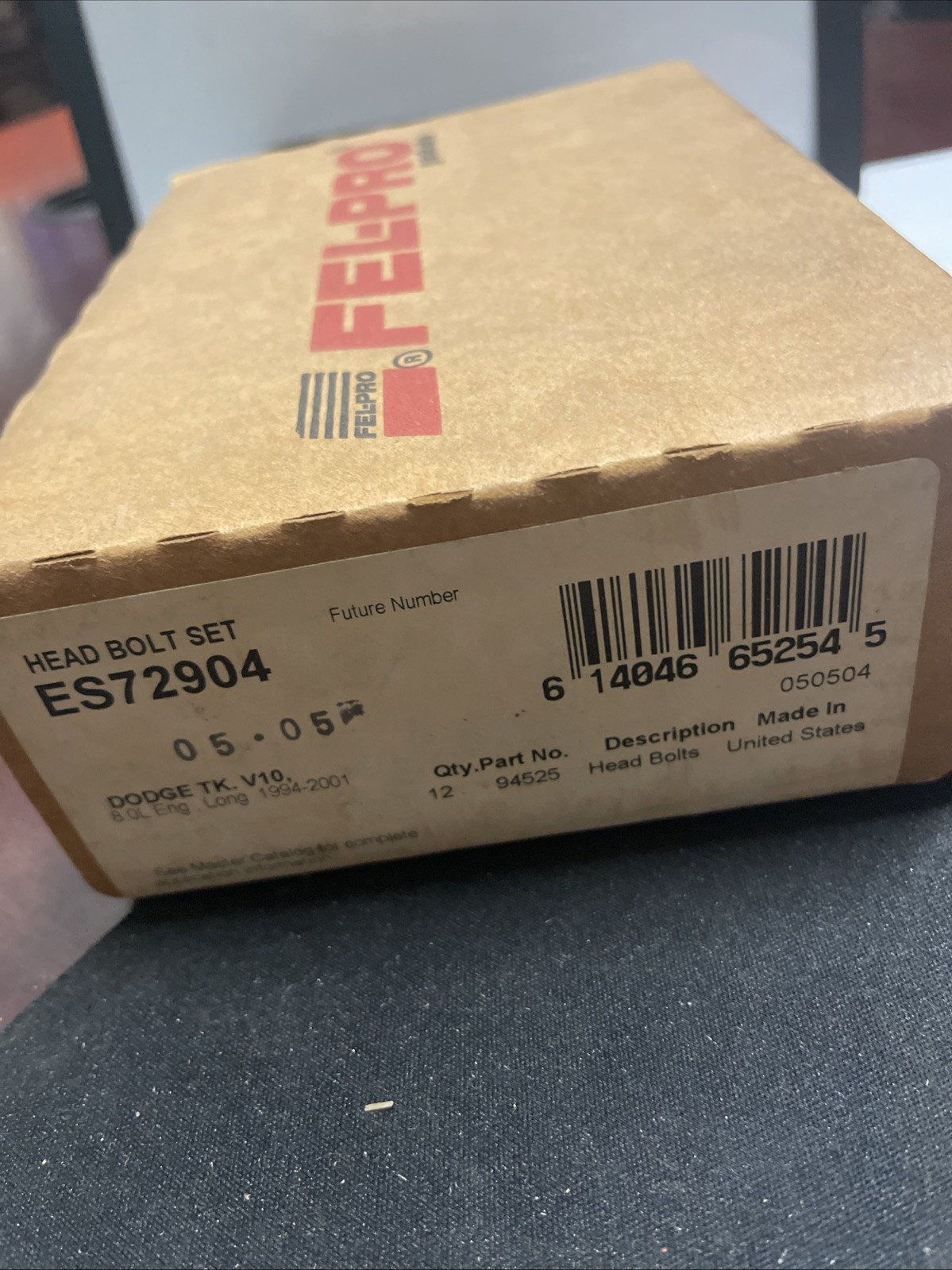 Engine Cylinder Head Bolt Set fits 1994-2003 Dodge Ram 2500,Ram 3500 FELPRO - Image 3